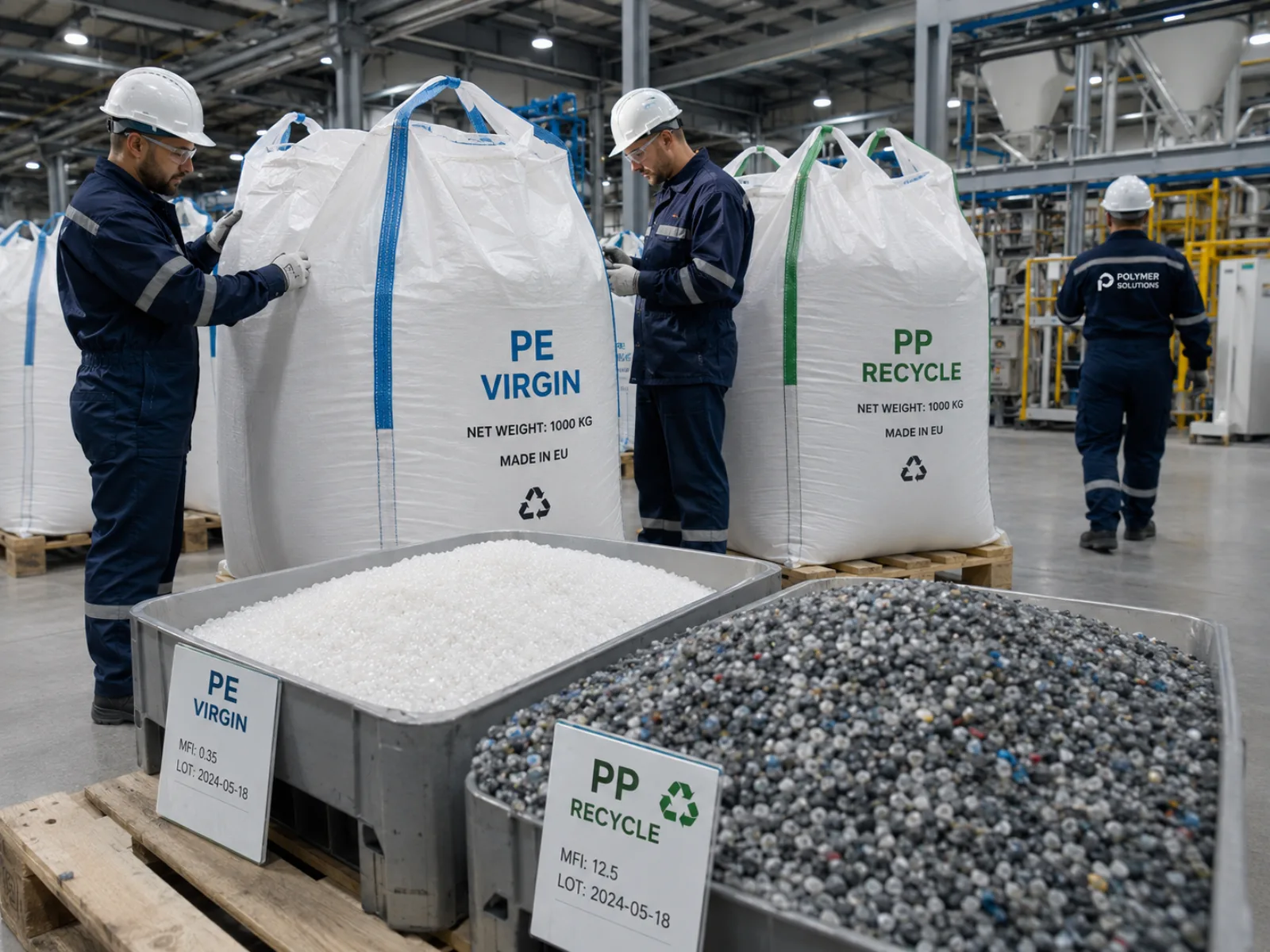 Granulés plastiques (PE, PP)