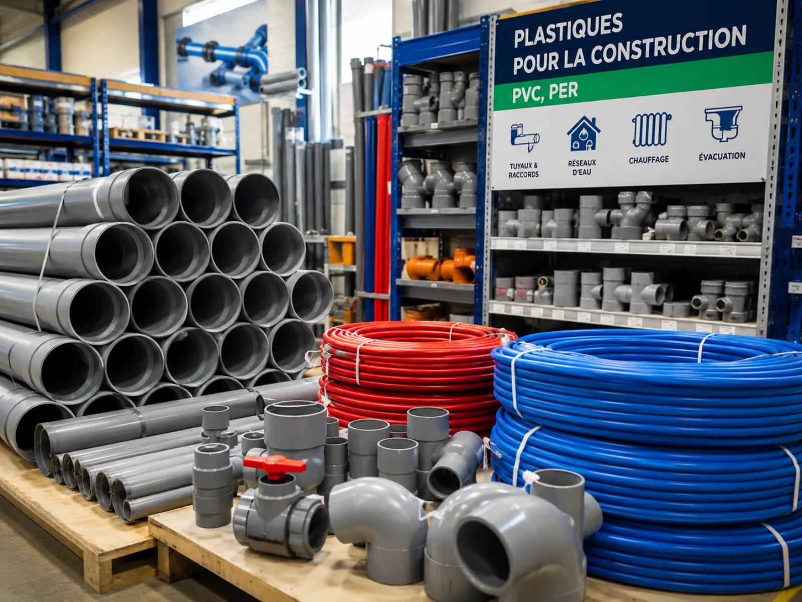 Plastiques pour la construction (PVC, PER) — vue 2