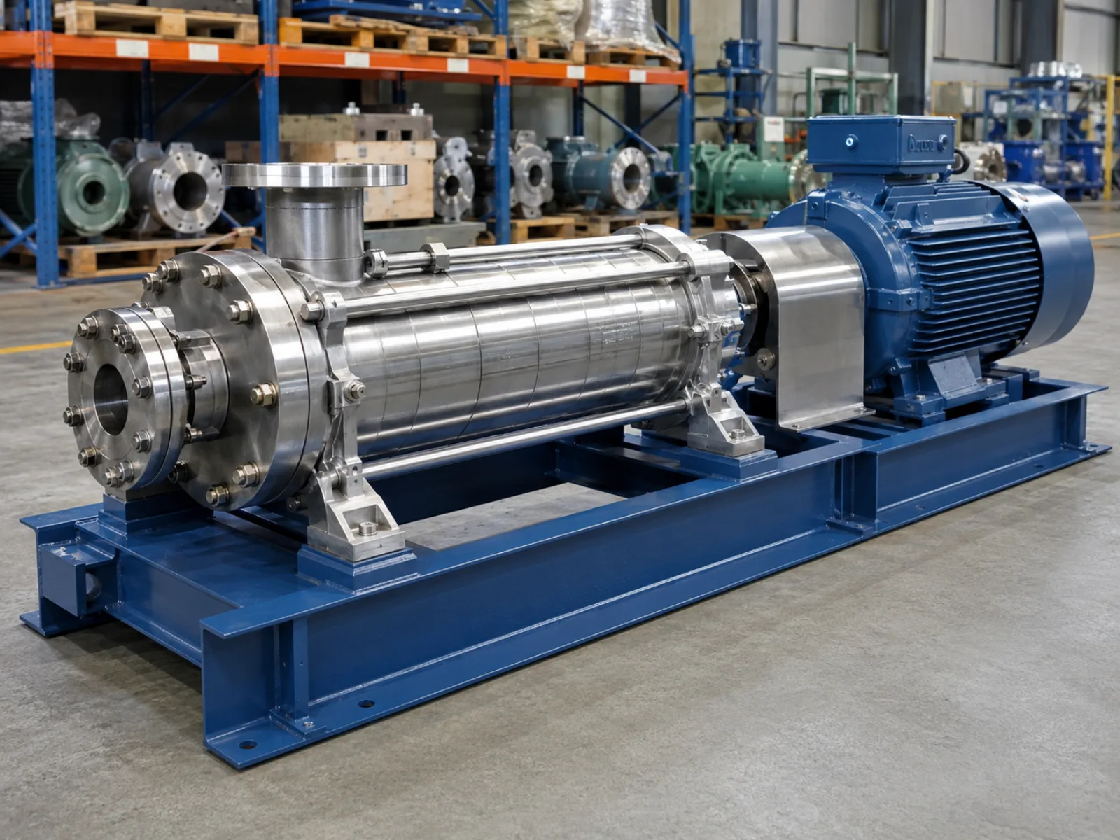 Pompe centrifuge multicellulaire haute pression — vue 3