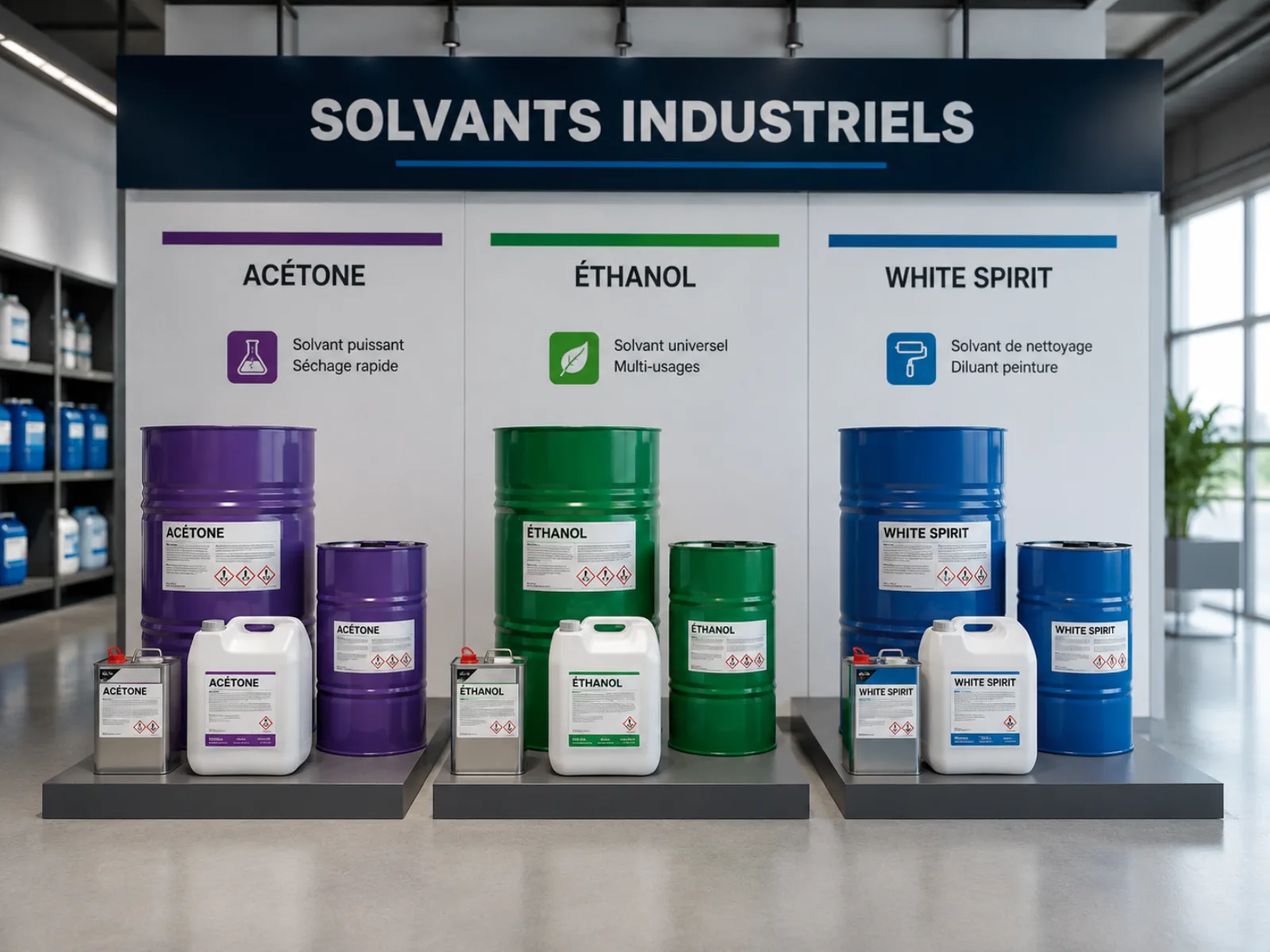 Solvants industriels — vue 2